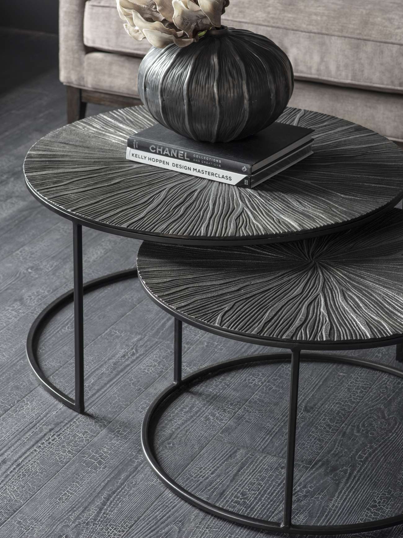 Pelham Nesting Set of 2 Coffee Tables Libra Interiors