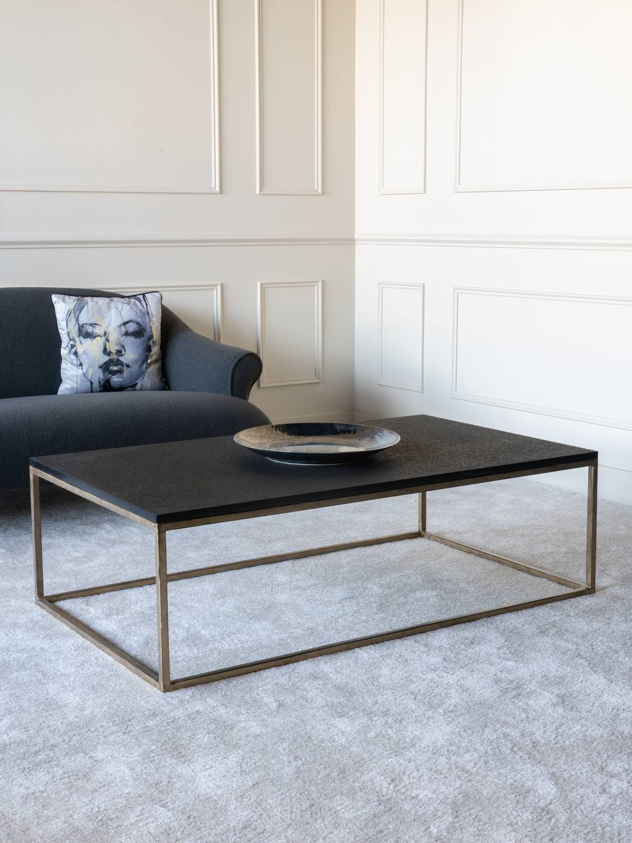 Kirkstone Iron Coffee Table Aged Champagne Libra