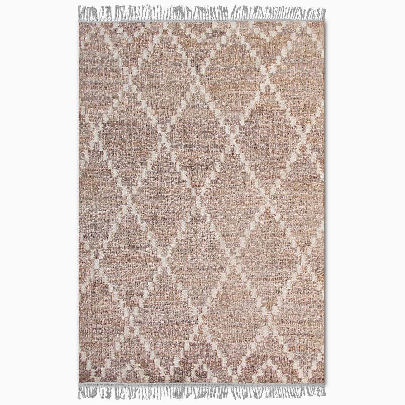 Laridel Punja Kelim Natural & Ivory 160x230cm Jute and Wool Rug The