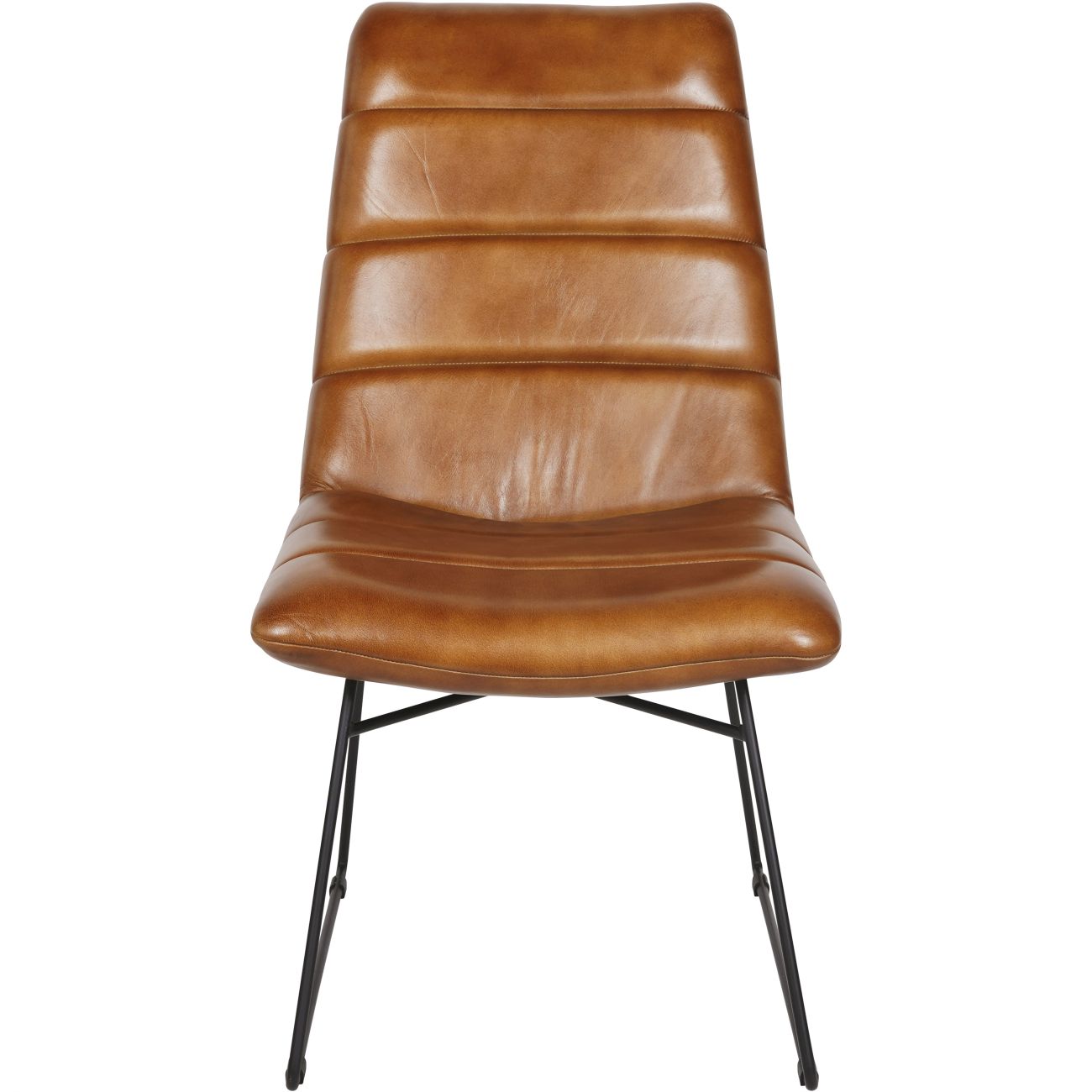 Arthur Leather Chair in Cognac The Libra Company