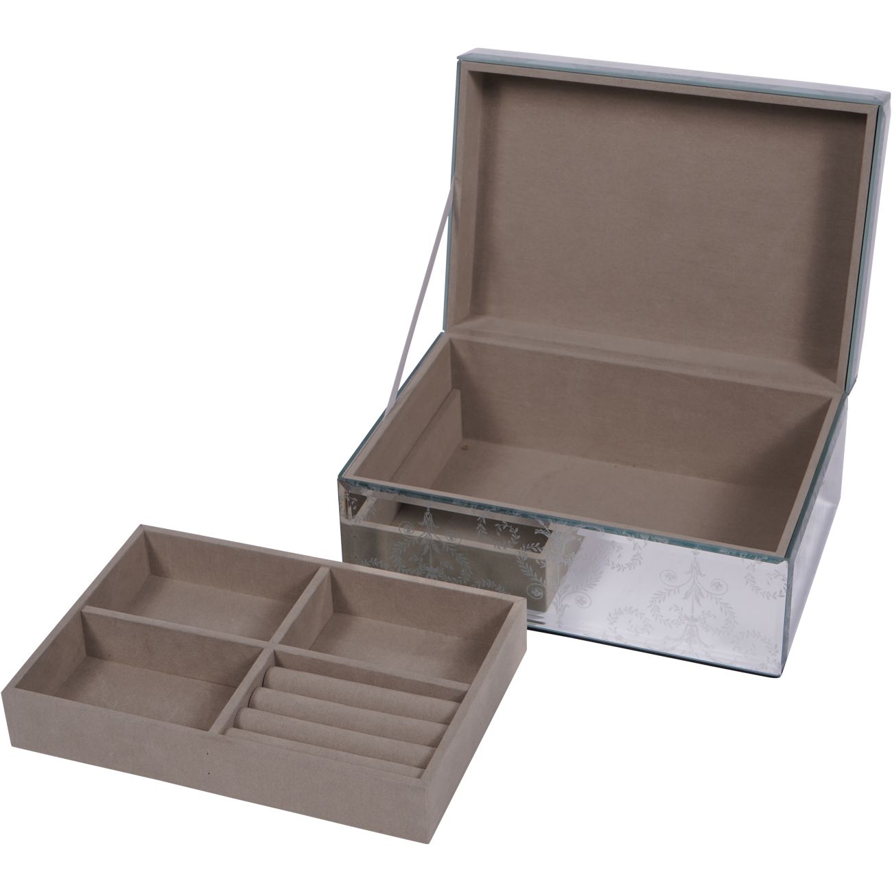 Laura Ashley Mirrored Josette Large Jewellery Box Libra Interiors