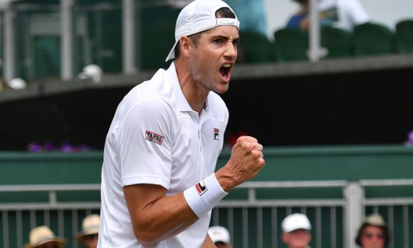 John Isner reaches first Grand slam semi final at Wimbledon