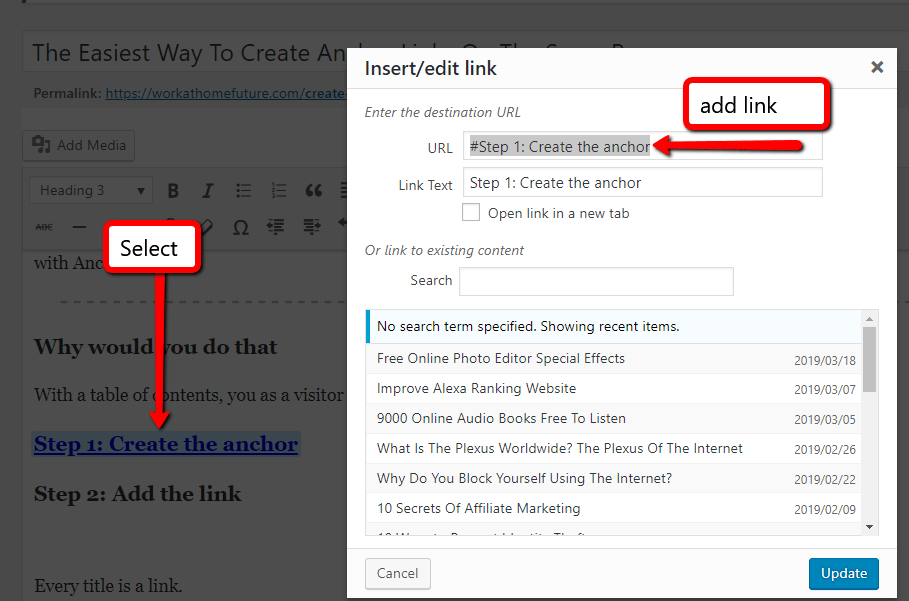 How To Create Anchor Links In WordPress ThemeWaves
