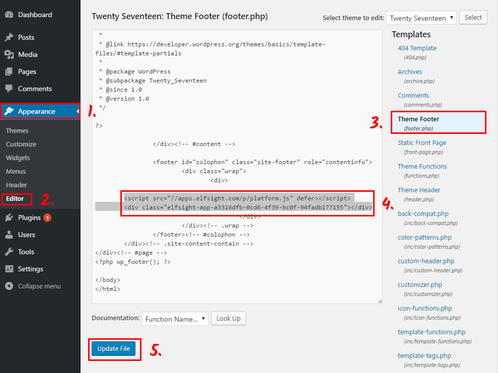 Add Social Media Links In WordPress ThemeWaves