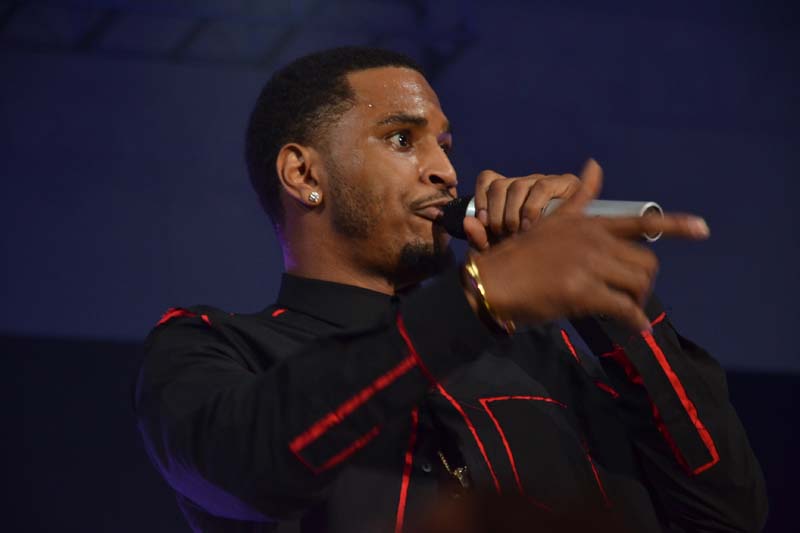 15 performance photos of Trey Songz in Nigeria last night Nigerian