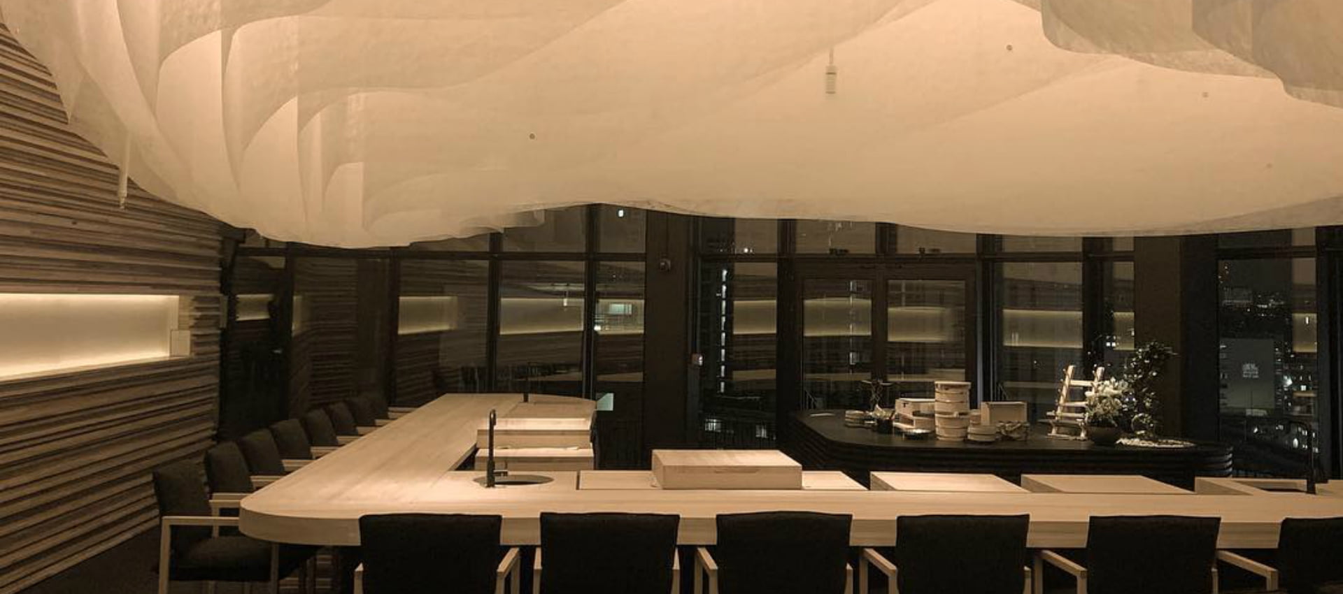 Endo at Rotunda Highup, high end sushi in White City