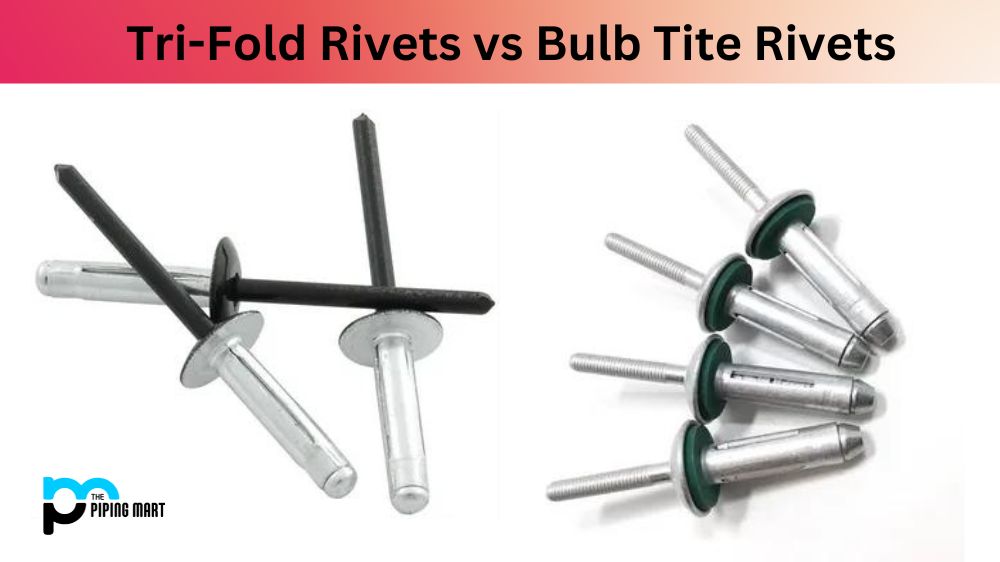 TriFold Rivet vs Bulb Tite Rivet What's the Difference