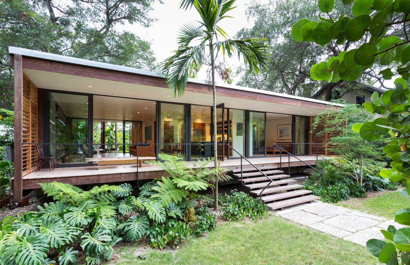 Tropical Modernist home by the Miami River lists for 1.9m