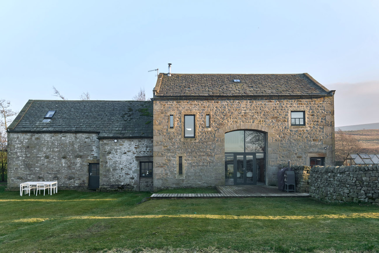 Rural living is on offer at this converted barn in the Yorkshire Dales
