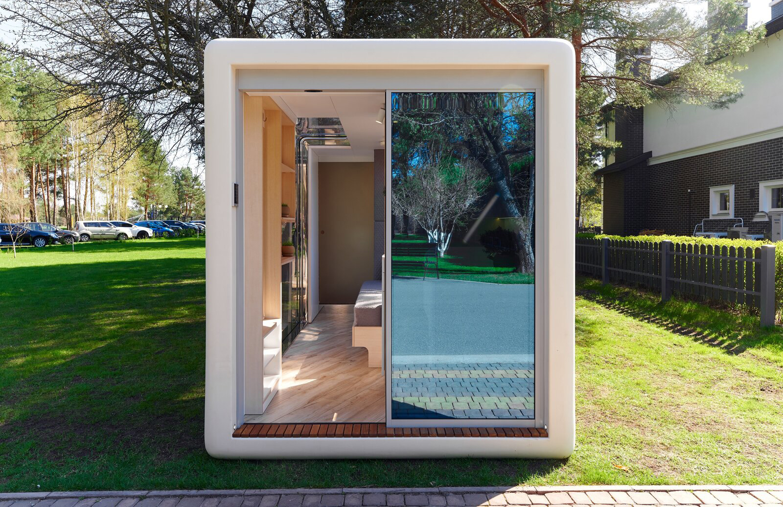 Microhaus is a selfsufficient tiny home that’s ready to go in hours