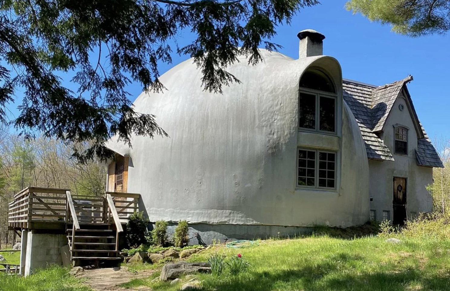 An artist's handmade dome home is for sale in Maine The Spaces