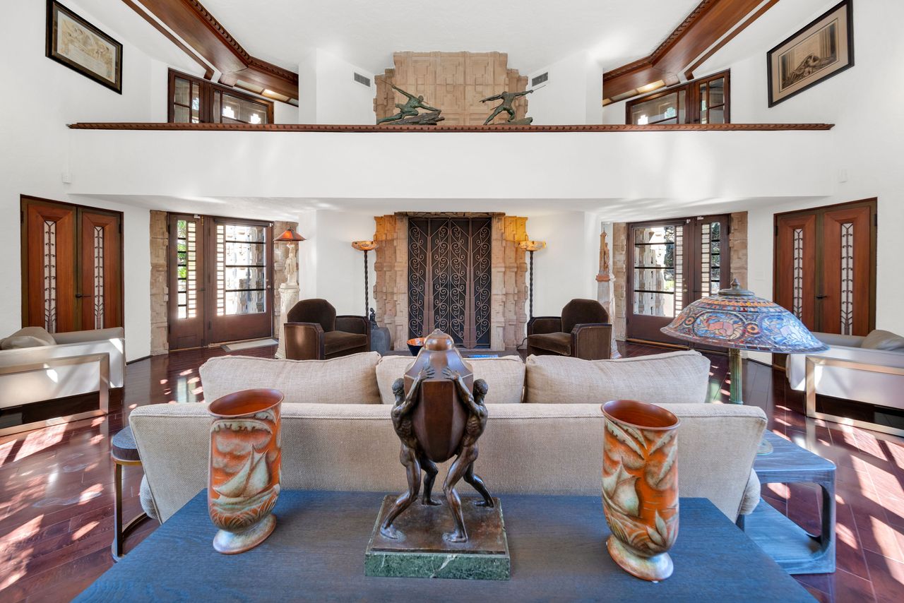 Lloyd Wright’s Maya templestyle Derby House lists for 3.3m The Spaces