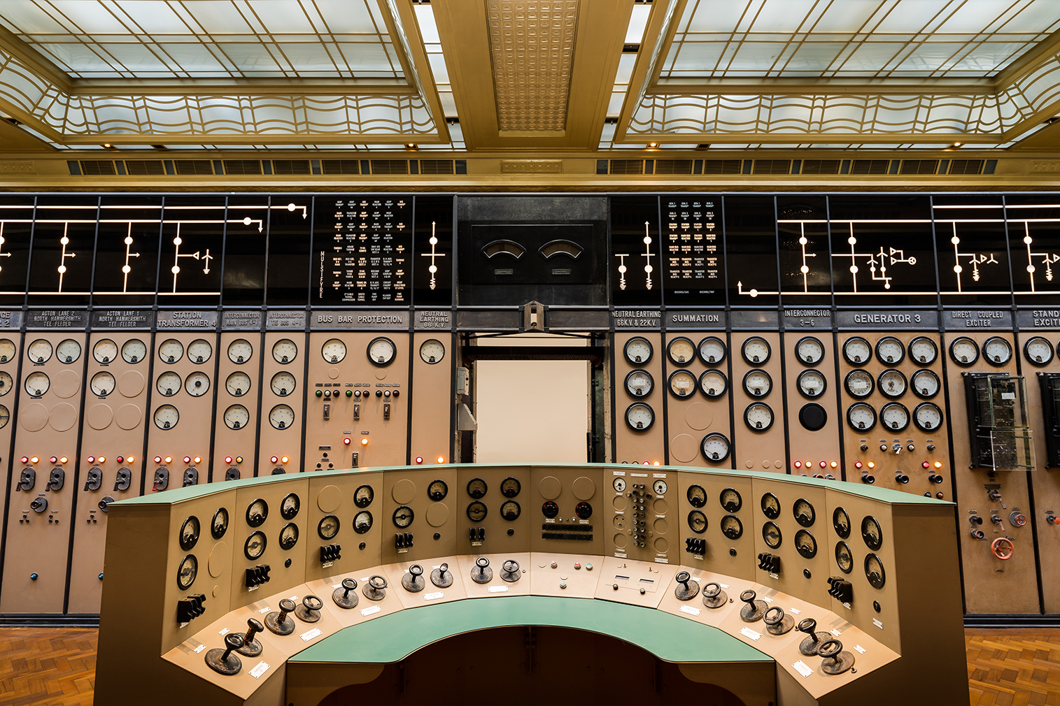Take a peek at Battersea Power Station's restored Control Room A The Spaces