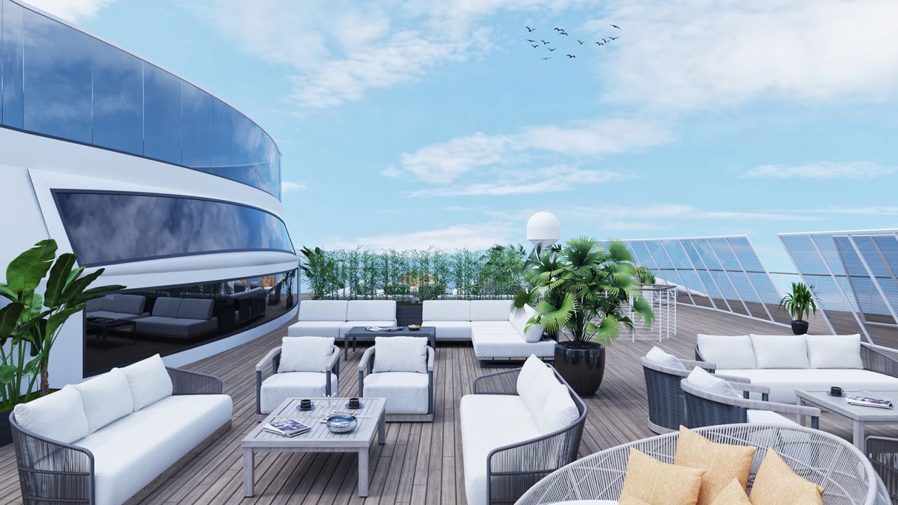 Would you live on a cruise ship yearround for 30k? The Spaces