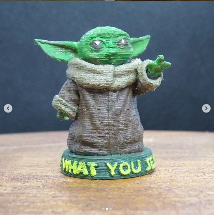 Makes of Baby Yoda Free Sample by 3DPrints_DJ Thingiverse
