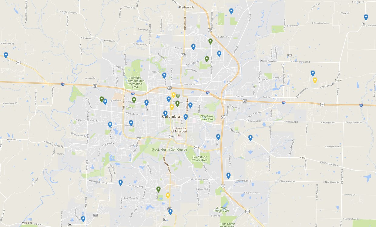 Columbia School District Ohio Map Columbia Public Schools Interactive Map