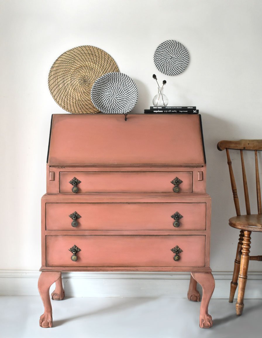Inspiration Vintage Scandinavian Pink Bureau by Chloe Kempster