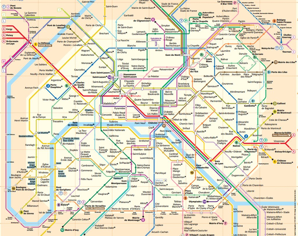 Carte De Point Metro metro carte • Voyages Cartes