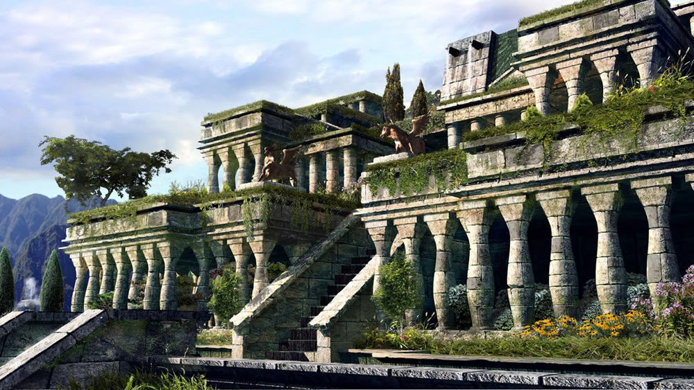 The Hanging Gardens of Babylon are on of the most beautif...
