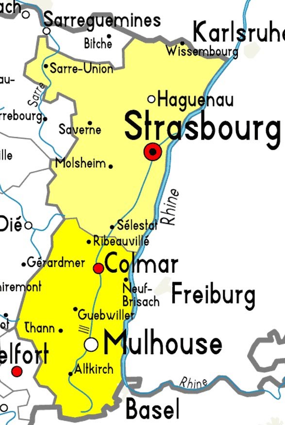 Colmar est une ville française, la préfecture du départem...