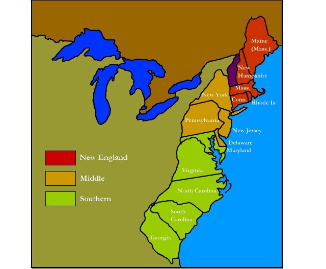 New England colonies!