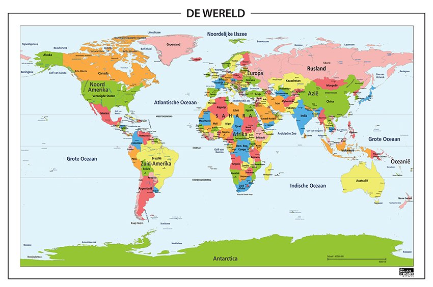 Waar Ligt De Amazone Op De Kaart Wereldkaart Met Landen