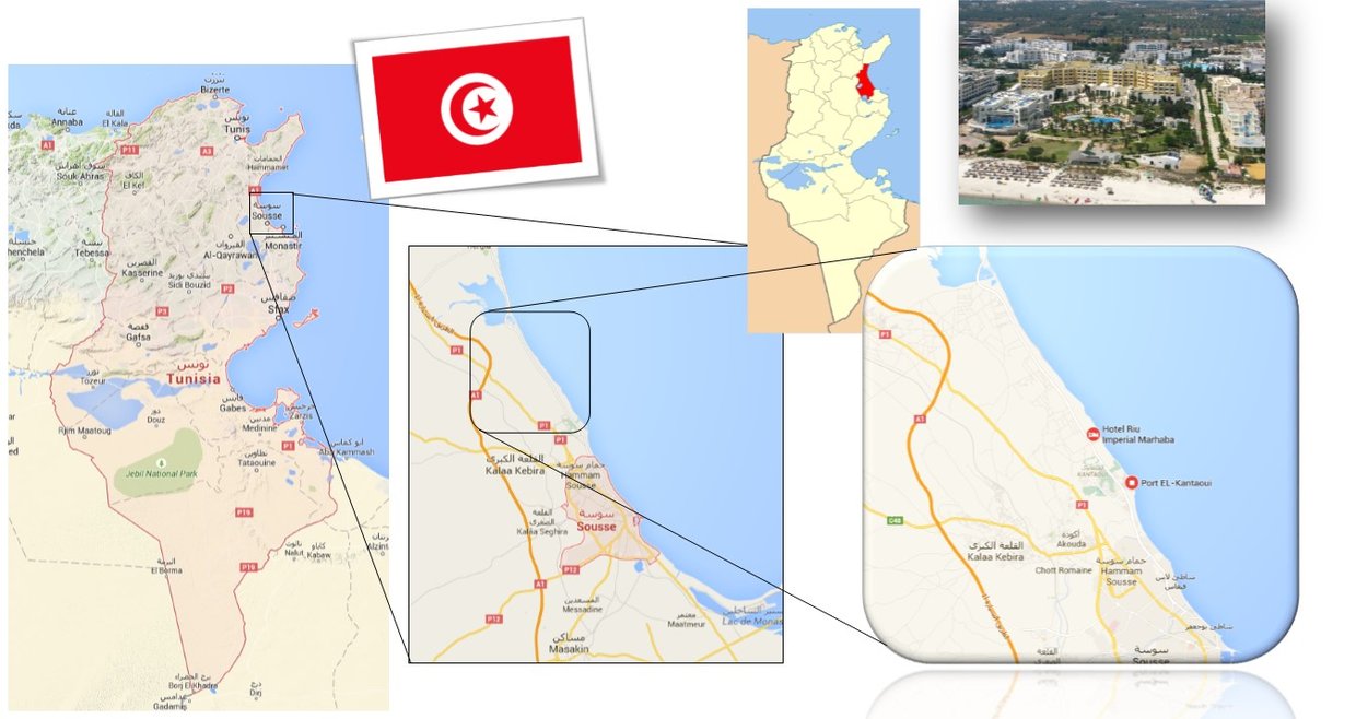Carte Géographique Tunisie Par Gouvernorat Sousse, Tunisie, gouvernorat de