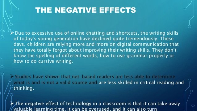 Potential impacts of Digital Technology on Society