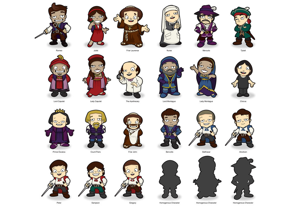 Romeo and Juliet Cast of Characters