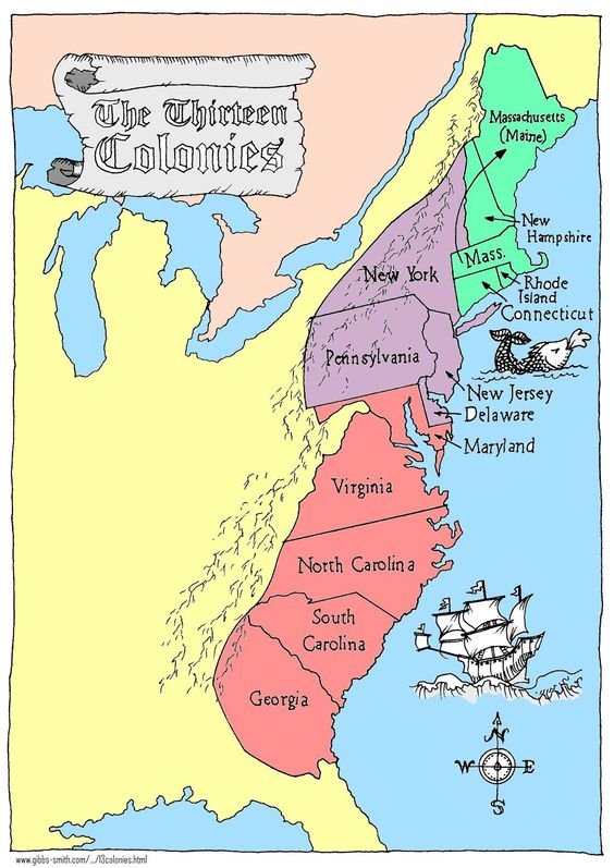 The 13 Colonies (16071776)