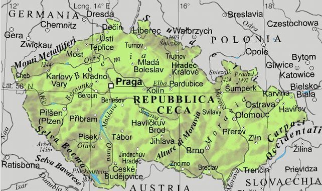 Un nuovo modo di viaggiare. TERRITORIOIl territorio della Repubblica ceca è prevalen...
