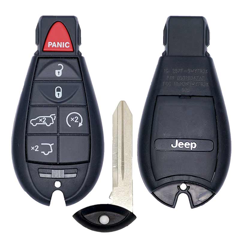 20082010 JEEP COMMANDER 6 BUTTON FOBIK STYLE KEYLESS