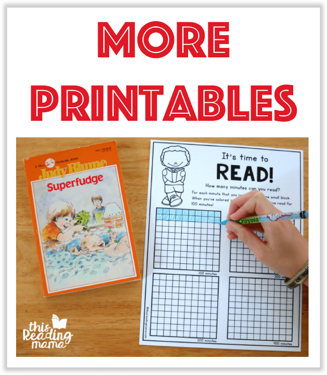 More Free Printables This Reading Mama