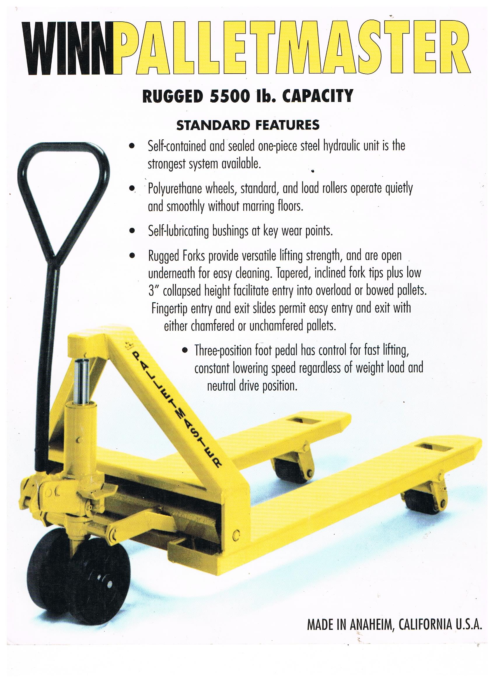 Winn Palletmaster, Inc. Anaheim, California, CA 92806