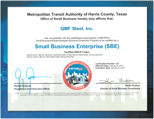 Small Business Enterprise (SBE) Certification Definition What is
