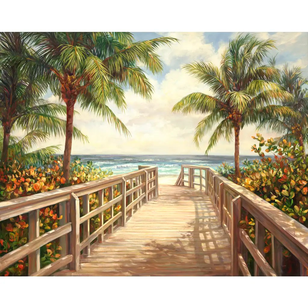 Beach scene tiles I'm Going To The Beach Tile Mural