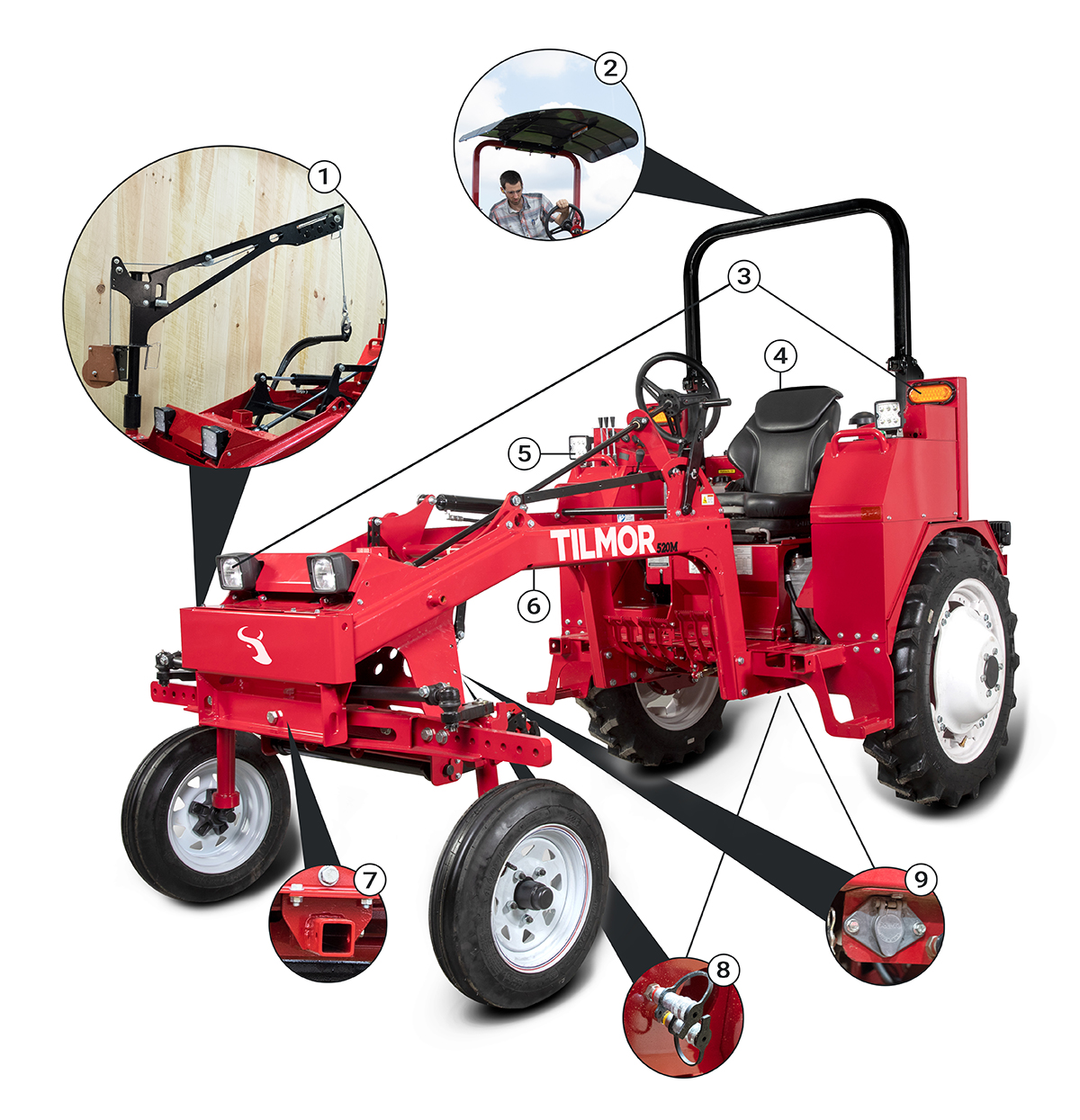 Tilmor - Tilmor 520 - Cultivating Tractor