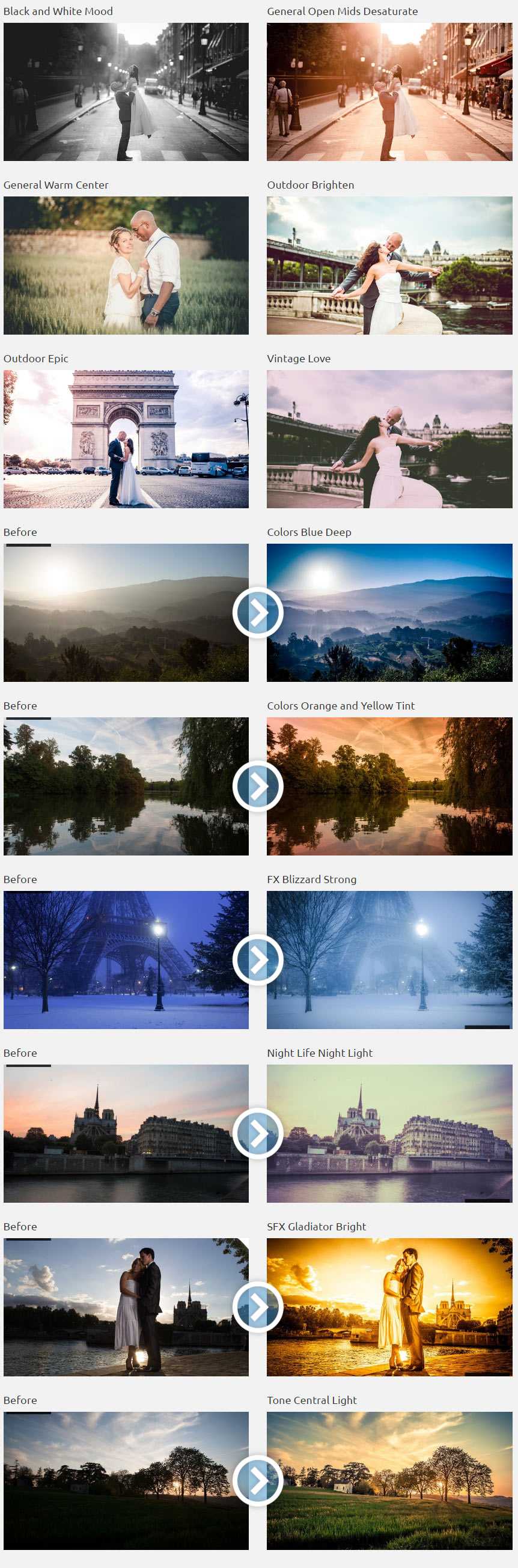 دانلود رایگان 700 پریست رنگی لایت روم Lightroom Presets Collection 18
