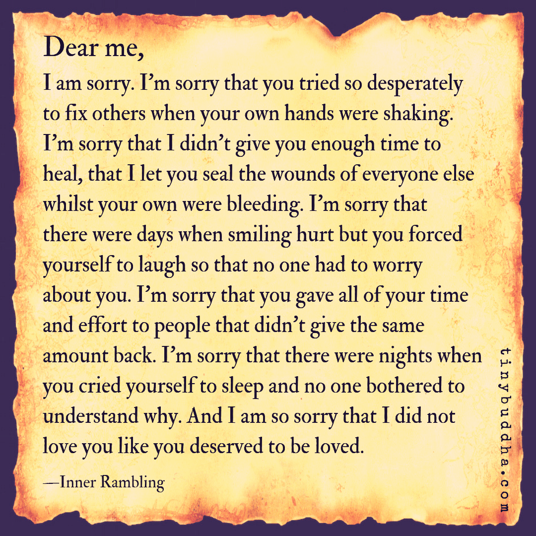 Dear Me Quotes Homecare24