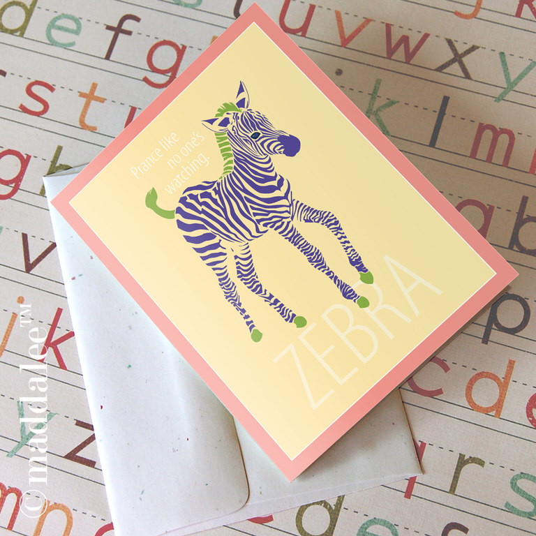 Zebra Baby Free Printable Notecard Tip Junkie