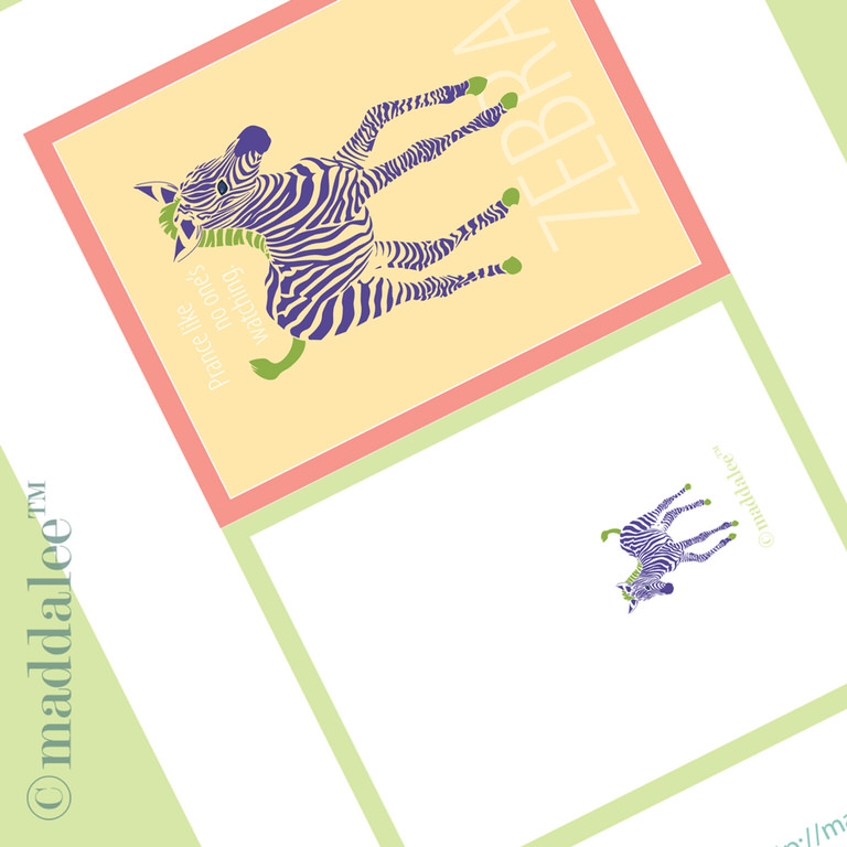 Zebra Baby Free Printable Notecard Tip Junkie