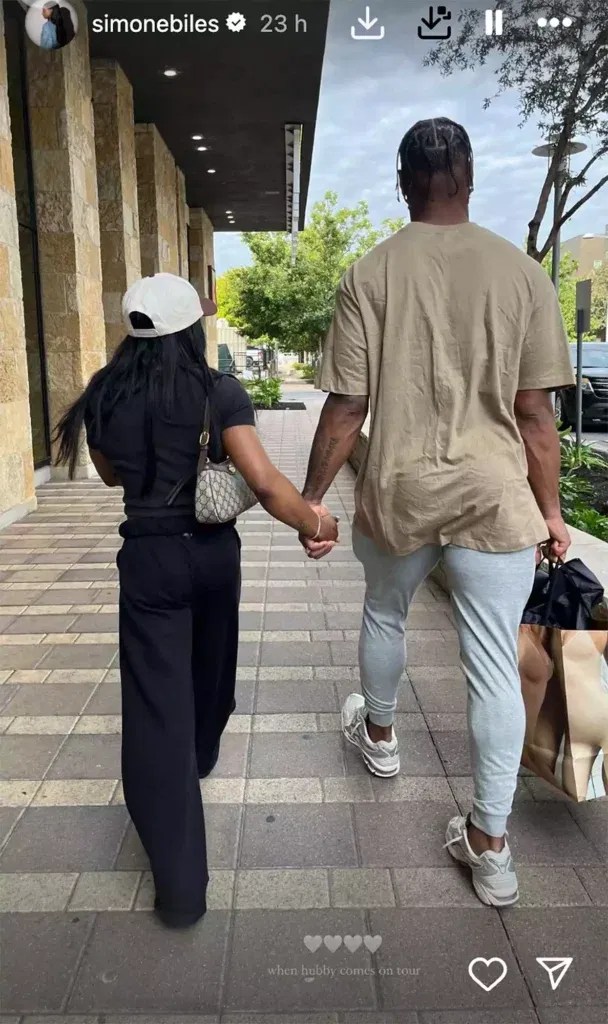 Simone Biles Considers Adding Husband Jonathan Owens to Gymnastics Tour