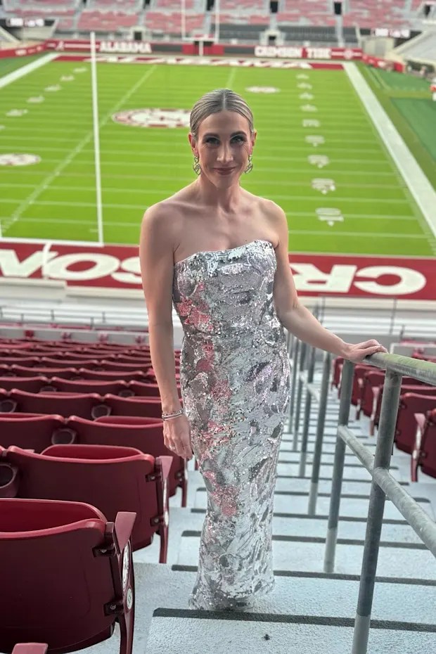 Nick Saban's Daughter Kristen Stuns in Glamorous Gown TMSPN