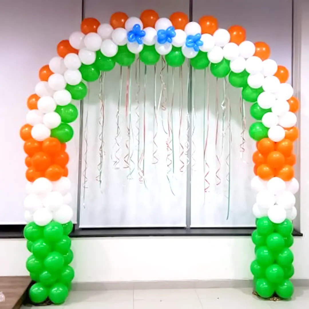 Independence Day Balloon Arch Balloon Decoration in Hyderabad TogetherV