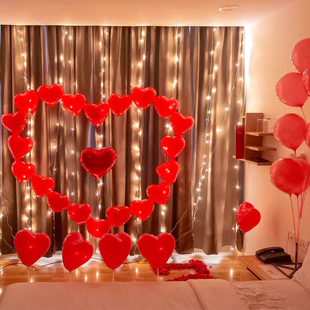 Update more than 147 heart shape balloon decoration ideas latest