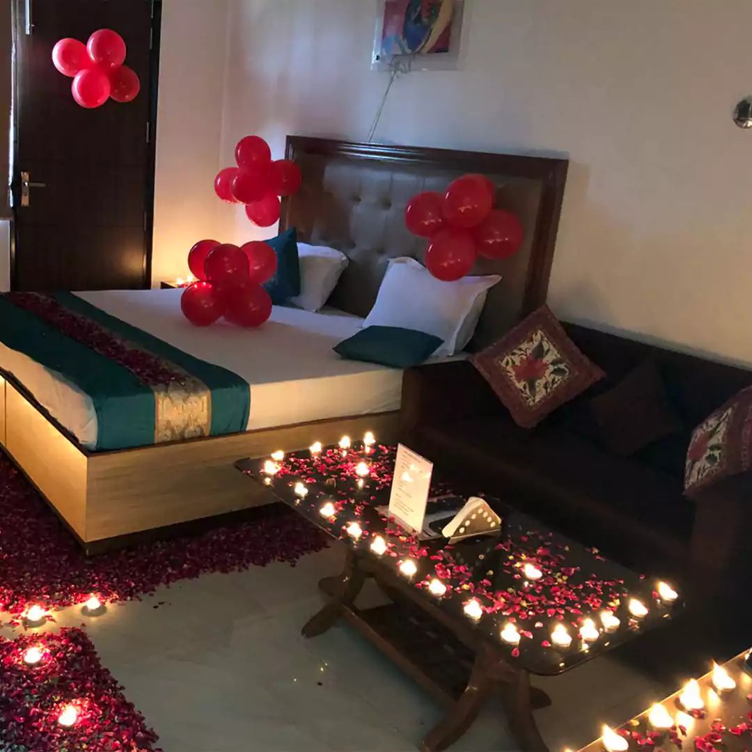 Romantic Room Decor Balloon Decoration in Patna TogetherV