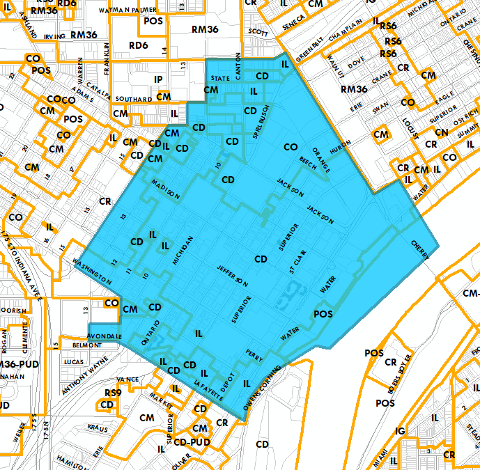 City of Toledo Downtown Parking Lots