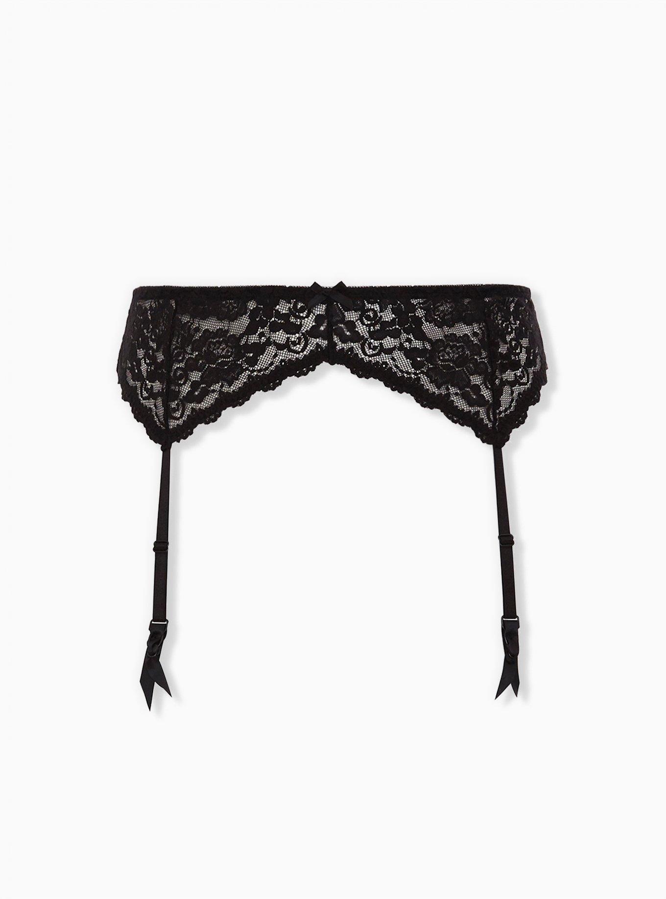 Plus Size Black Lace Garter Belt Torrid