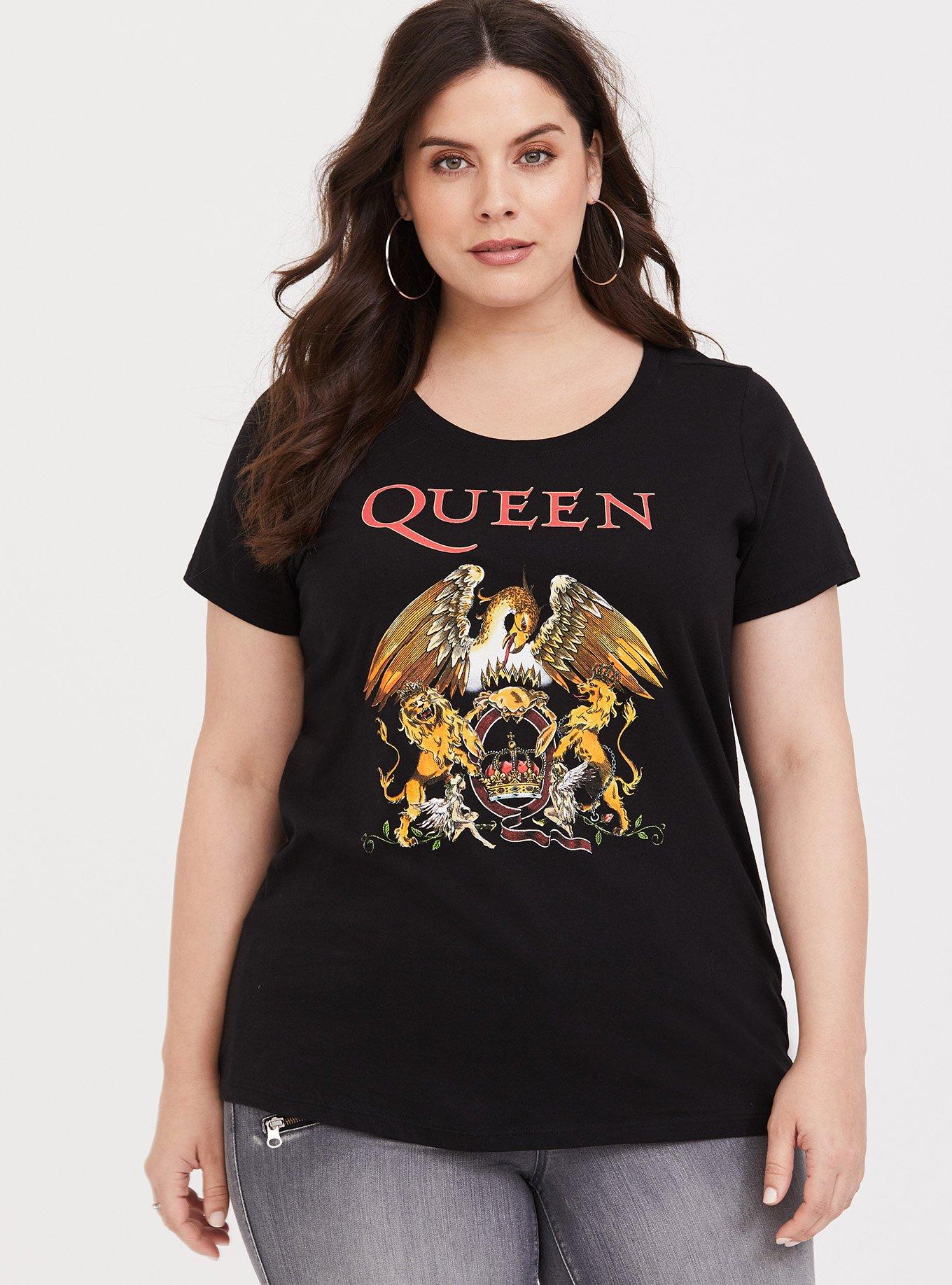 Plus Size Queen Black Crew Tee Torrid