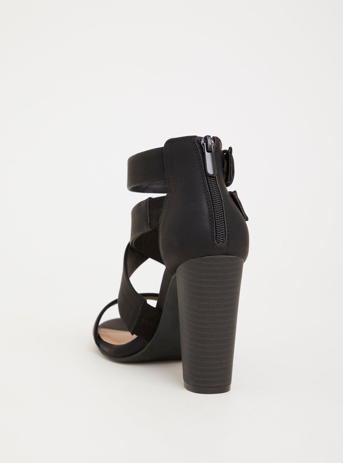 Plus Size Stacked Block Heel Sandal (WW) Torrid